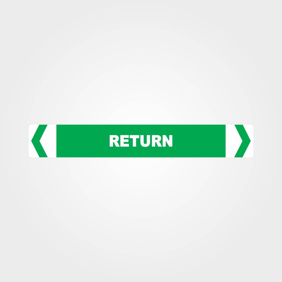 Custom Signs Personalized,Return Pipe Marker