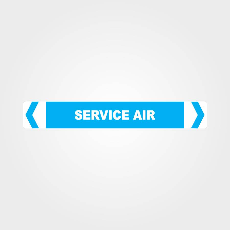 Customized Safety Signs,Service Air Pipe Marker