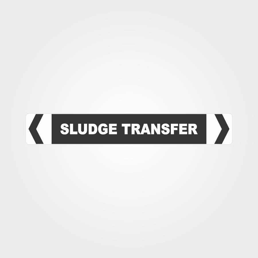 Custom Signs For Business,Sludge Transfer Pipe Marker