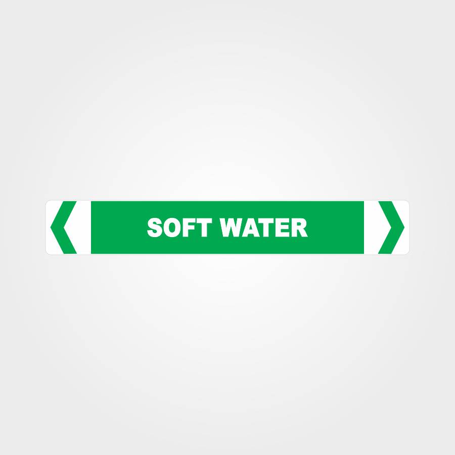 Custom Sign,Soft Water Pipe Marker