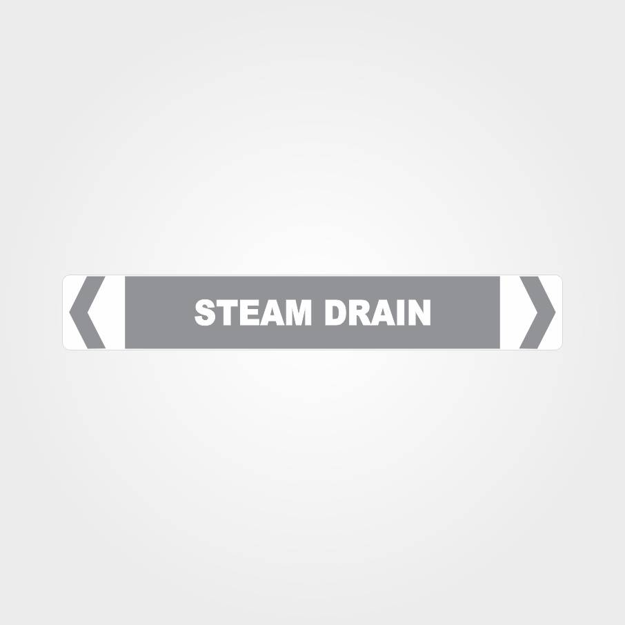 Custom Signs For Business,Steam Drain Pipe Marker