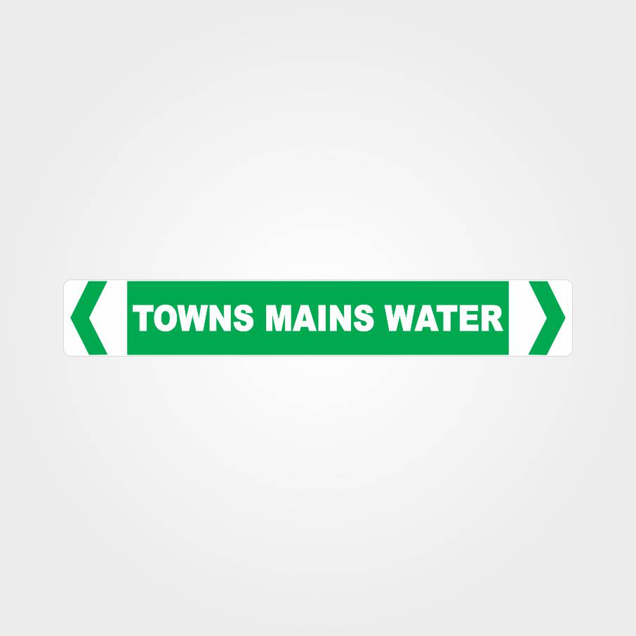 Custom Yard Signs,Towns Mains Water Pipe Marker