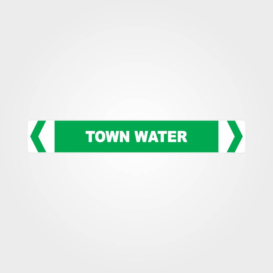 Custom Metal Sign,Town Water Pipe Marker