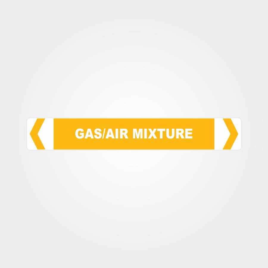 Custom Signs Personalized,Gas/Air Mixture Pipe Marker