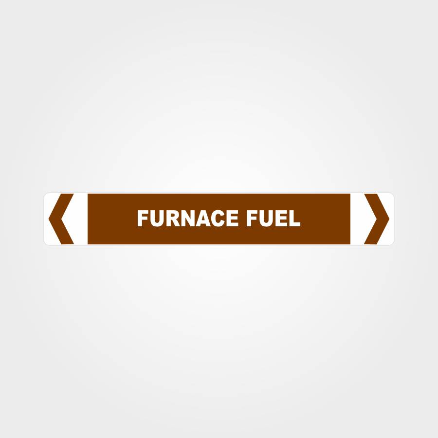 Custom Design Sign,Furnace Fuel Pipe Marker