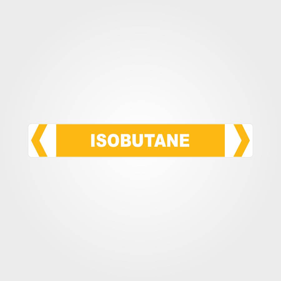 Customized Hazard Signs,Isobutane Pipe Marker