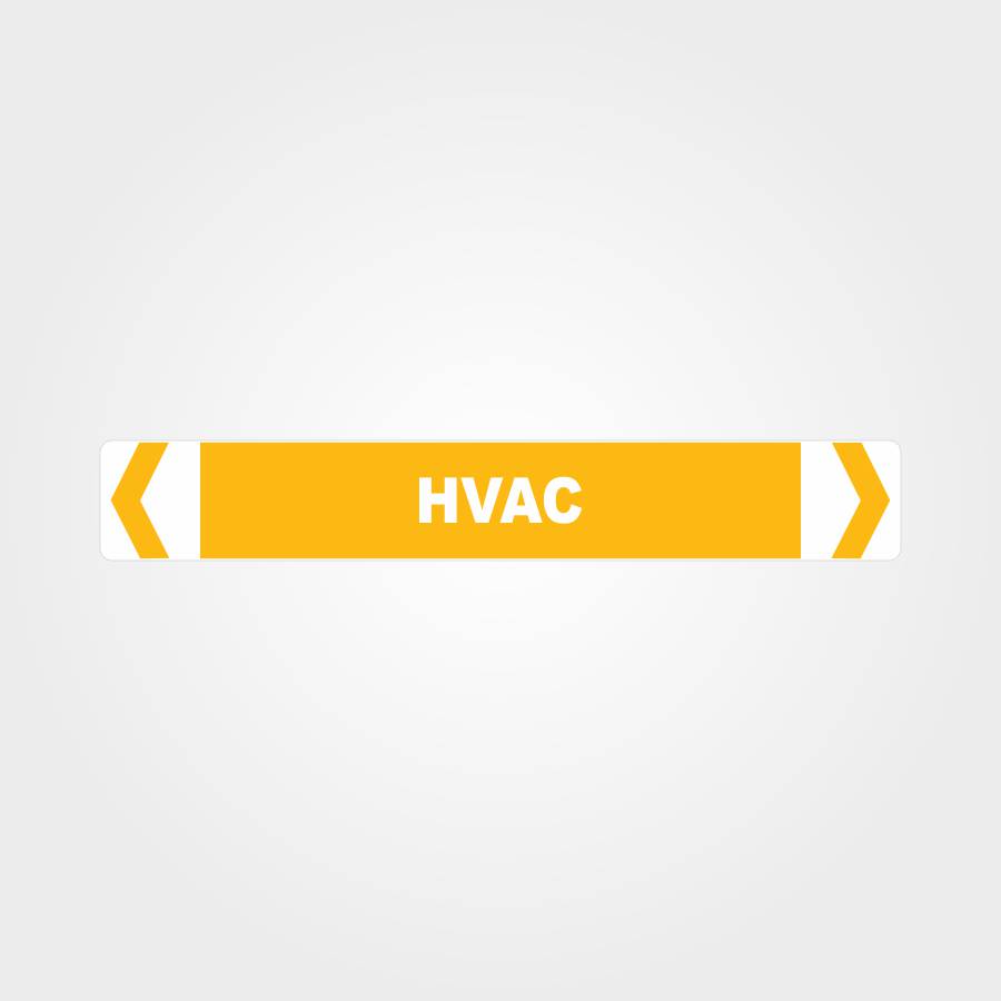 Custom Metal Sign,Hvac Pipe Marker