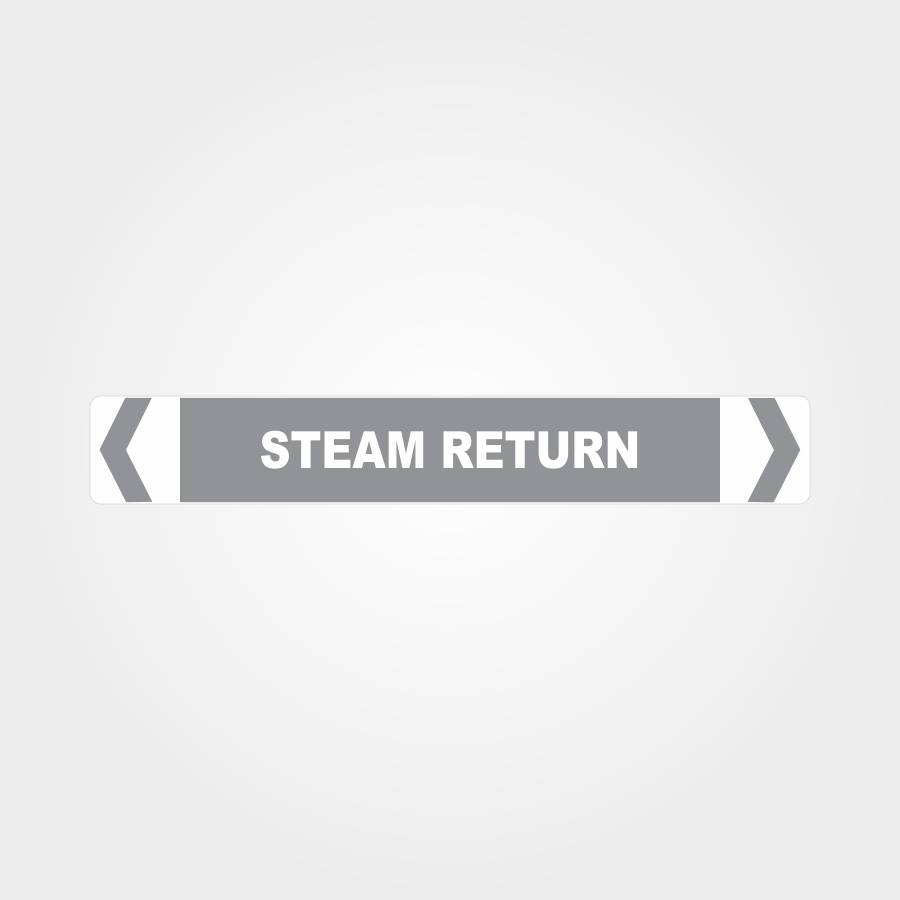 Custom Signs For Business,Steam Return Pipe Marker