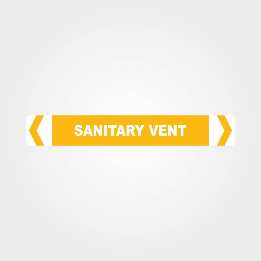 Custom Signs Personalized,Sanitary Vent Pipe Marker