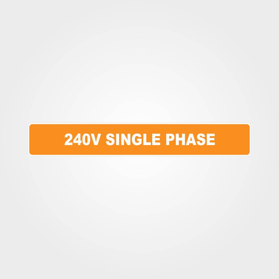 Custom Signs Personalized,240V Single Phase Pipe Marker