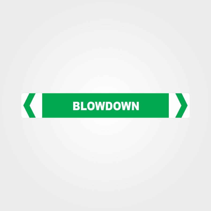 Custom Yard Signs,Blowdown Pipe Marker