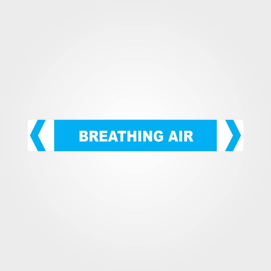 Custom Signs Outdoor Metal,Breathing Air Pipe Marker