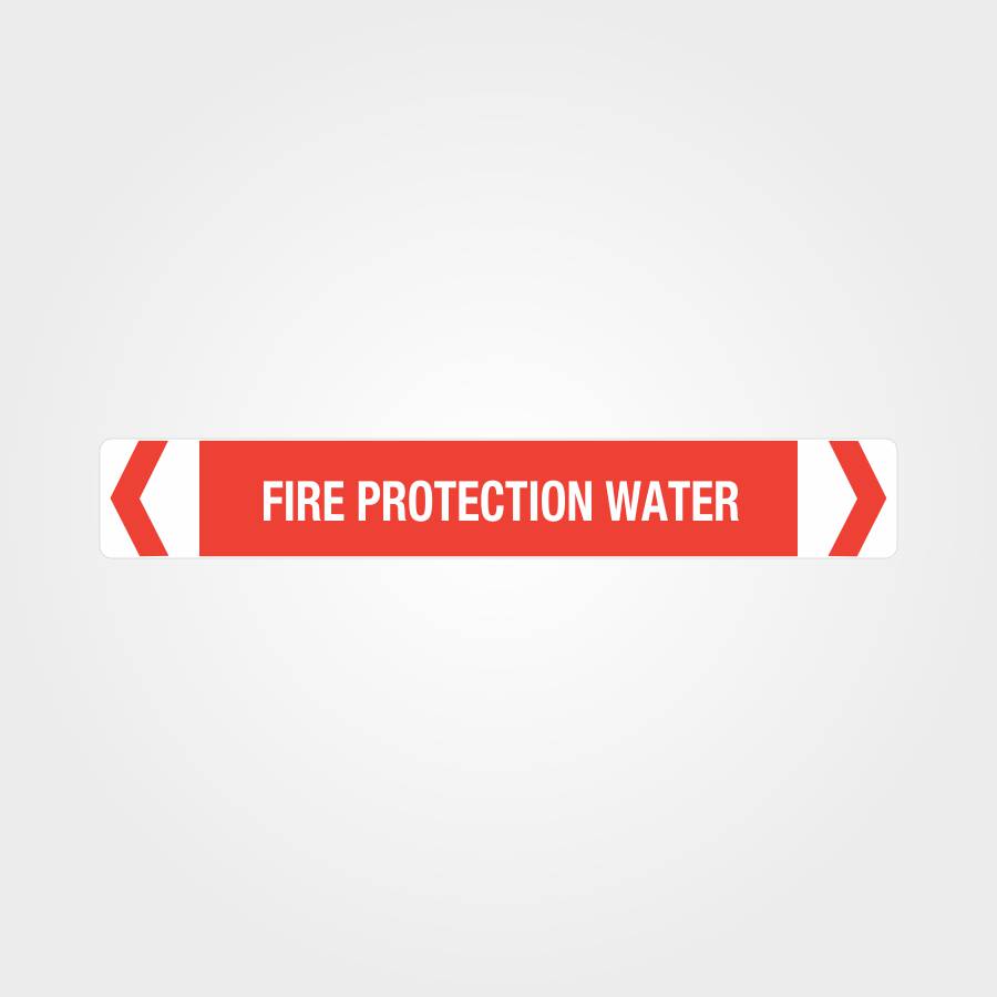 Custom Signs Outdoor Metal,Fire Protection Water Pipe Marker