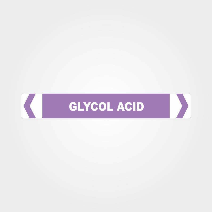 Customized Safety Signs,Glycol Acid Pipe Marker