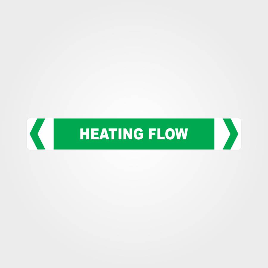 Customized Safety Signs,Heating Flow Pipe Marker