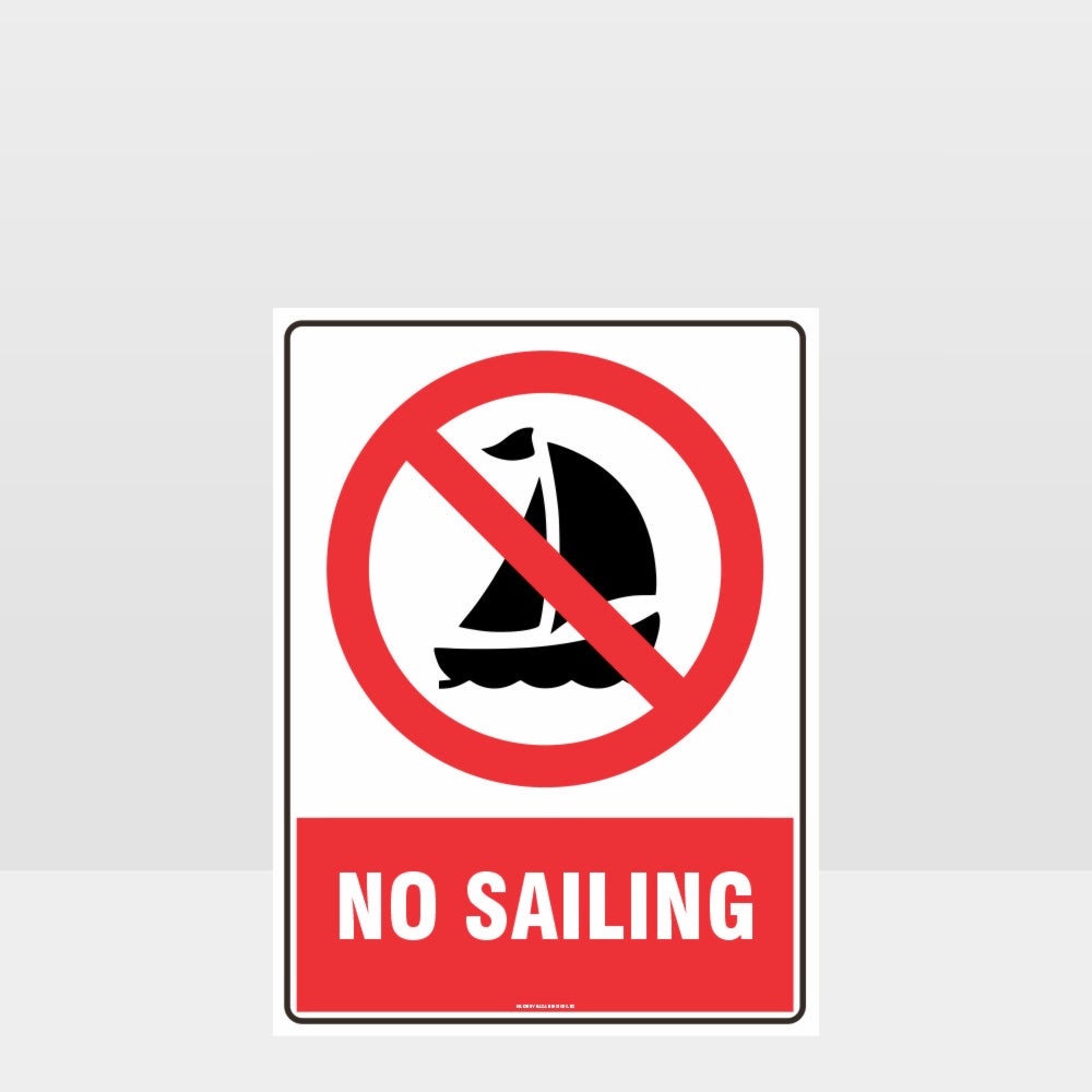 Custom Signs Outdoor Metal,Prohibition No Sailing Sign