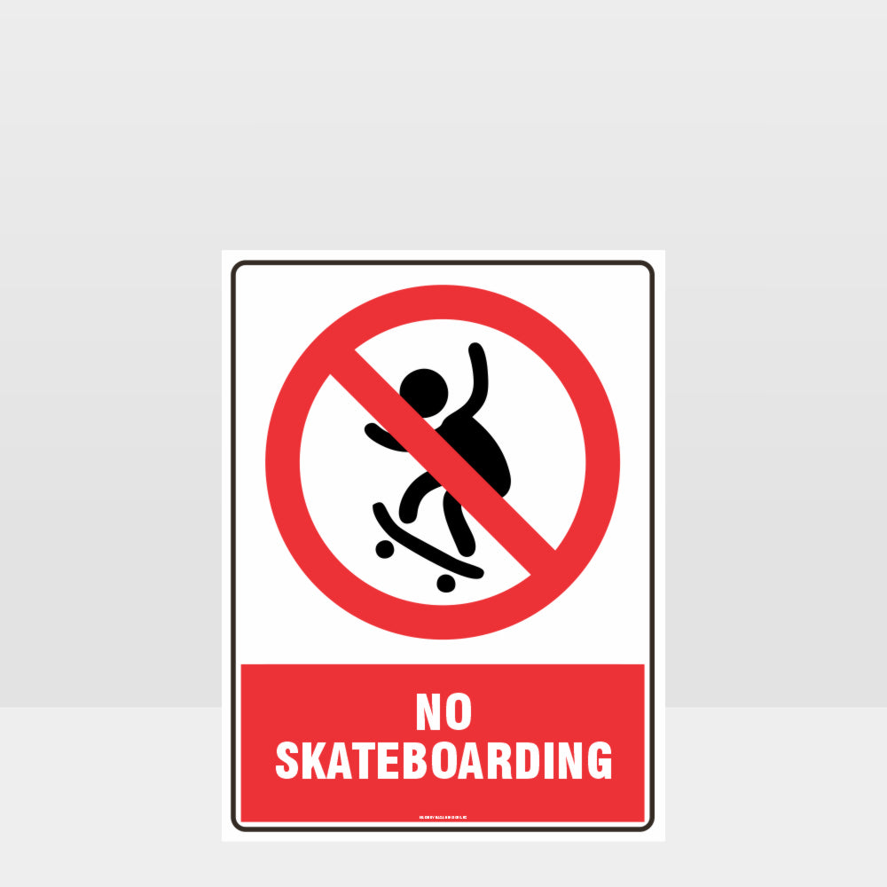 Customized Safety Signs,Prohibition No Skateboarding Sign