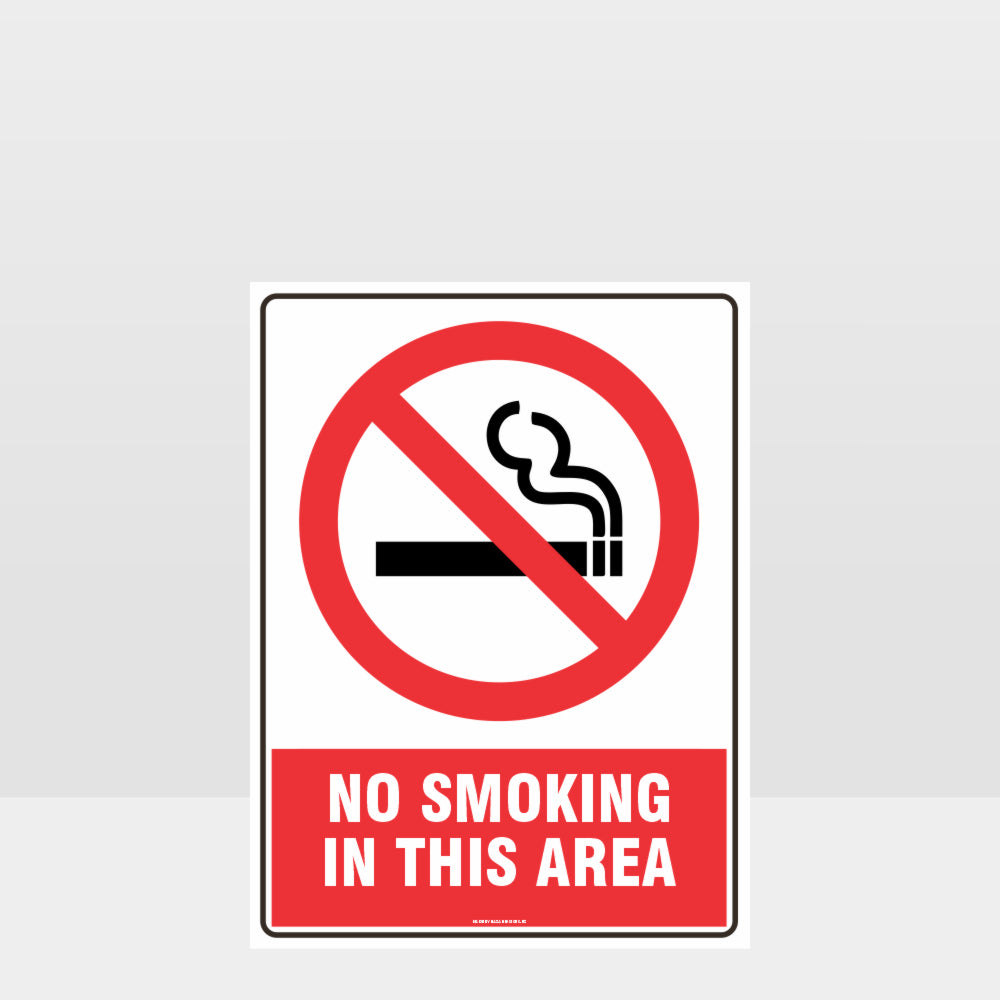 Custom Signs Personalized,Prohibition No Smoking In This Area Sign