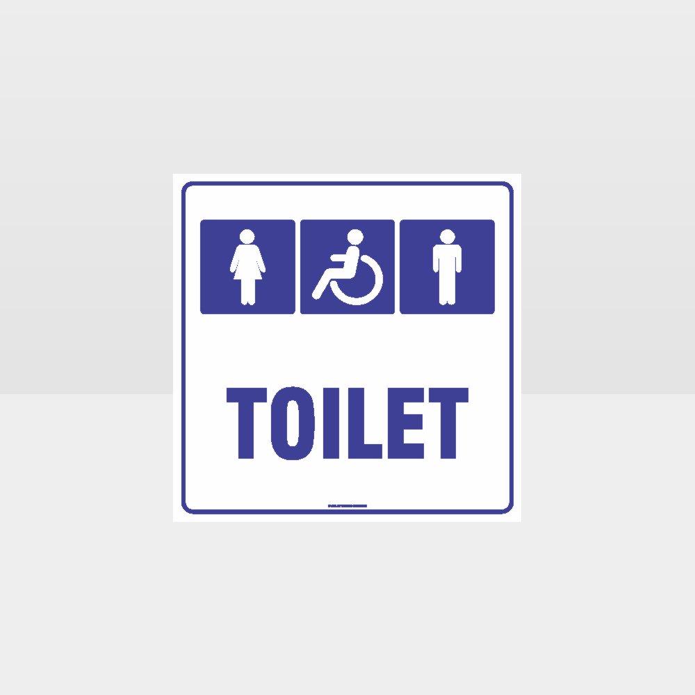 Customized Hazard Signs,Male Female Accessible Toilets Sign 2