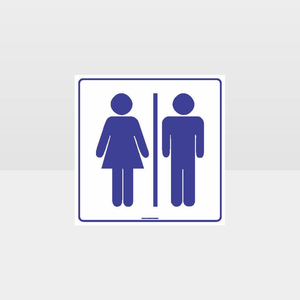 Customized Safety Signs,Male And Female Toilets Sign 3