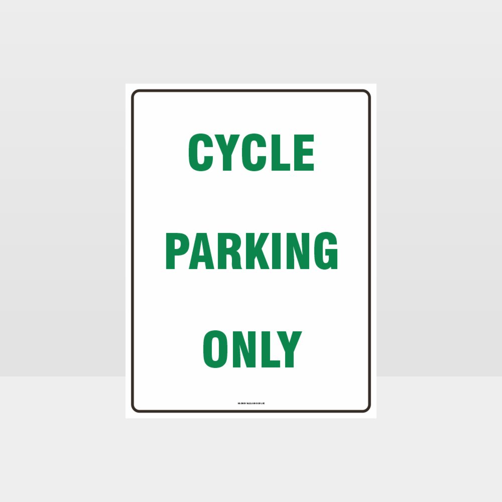 Custom Signs For Business,Cycle Parking Only Sign