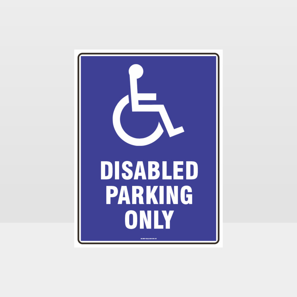 Custom Sign,Disabled Parking Only Sign