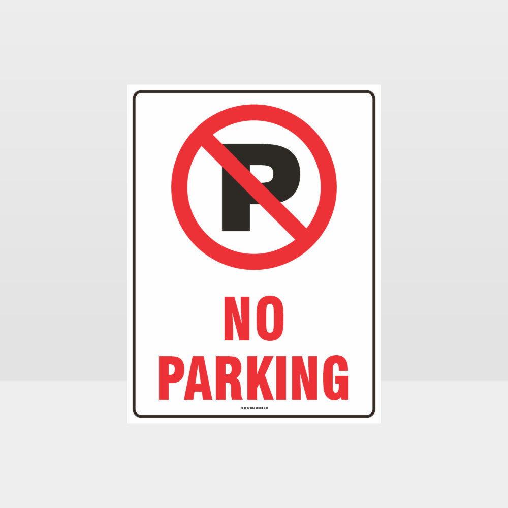 Custom Sign,No Parking Symbol Sign
