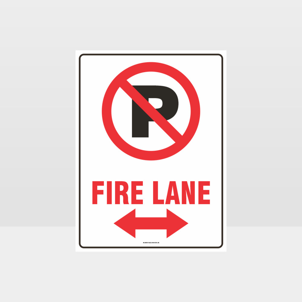 Custom Signs Personalized,Fire Lane Left And Right Arrow Sign