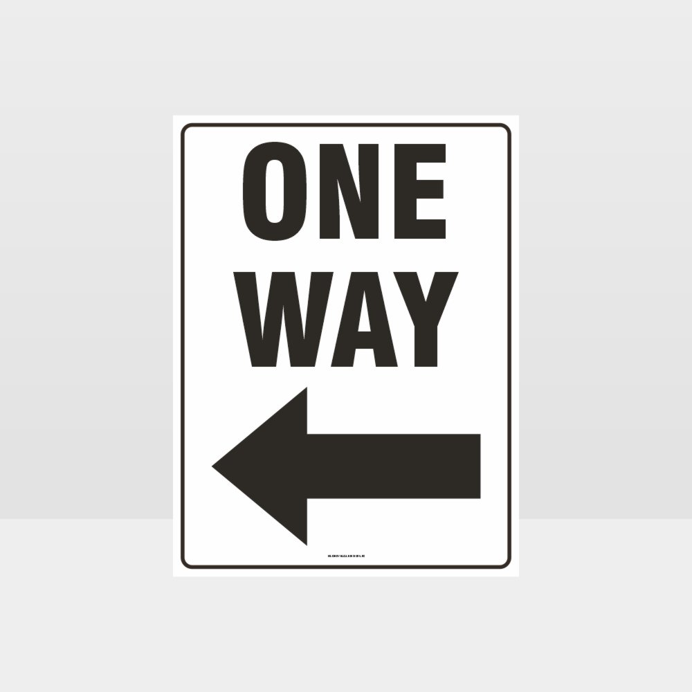Custom Yard Signs,One Way Left Arrow Sign
