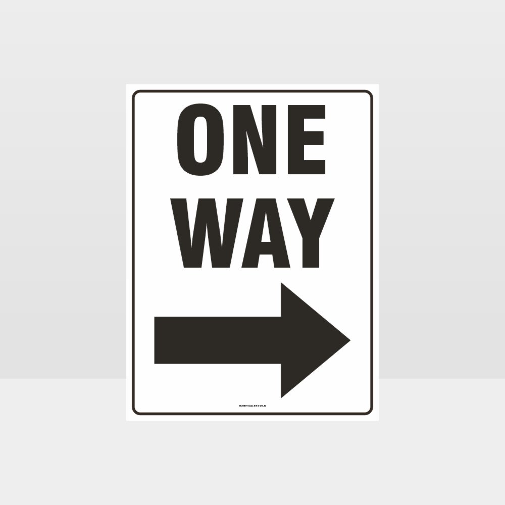 Custom Signs Outdoor Metal,One Way Right Arrow Sign