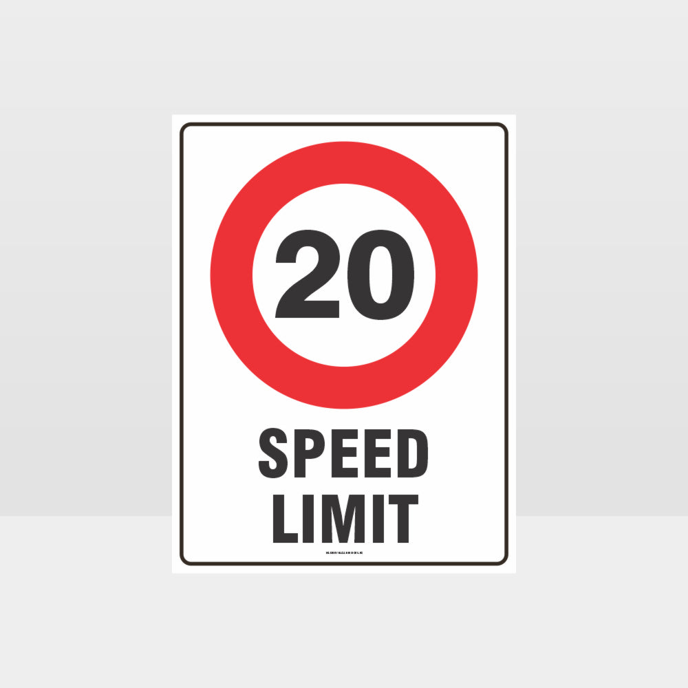 Custom Metal Sign,20 Kph Speed Limit Sign