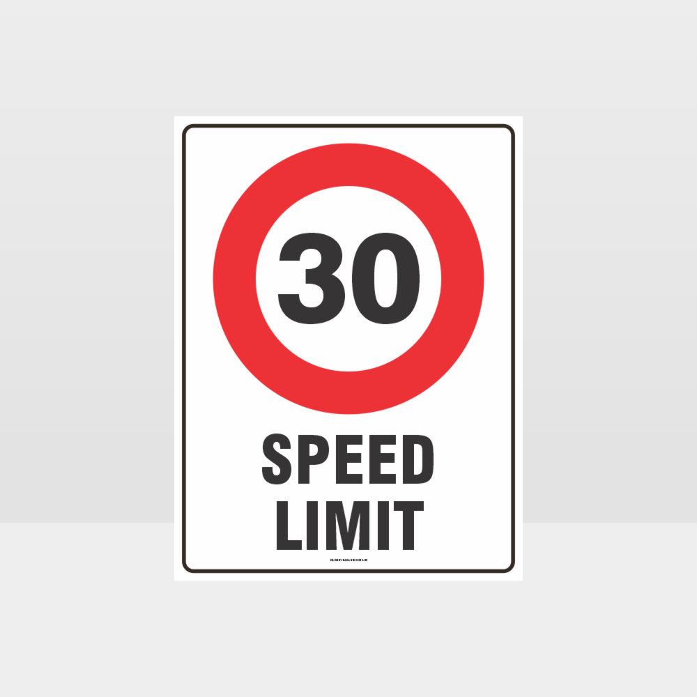 Custom Sign,30 Kph Speed Limit Sign
