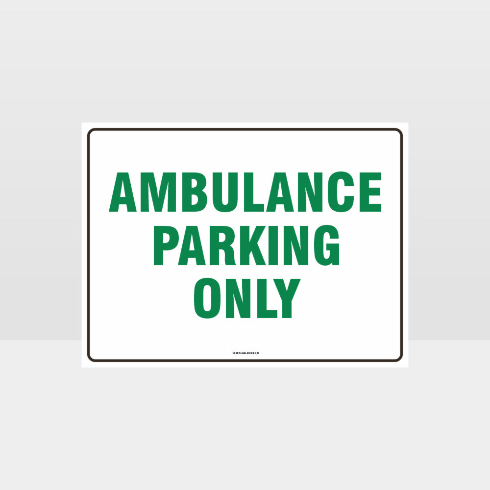 Custom Yard Signs,Ambulance Parking Only