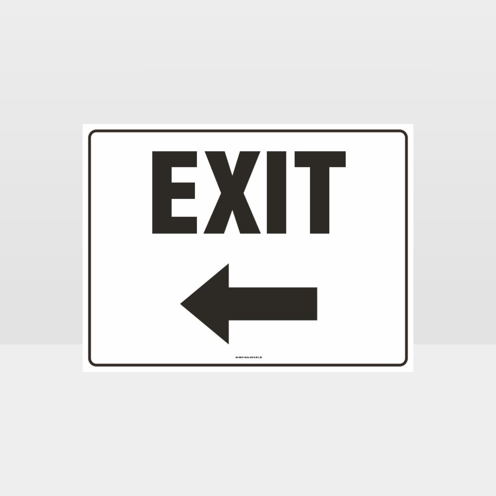 Custom Signs Outdoor Metal,Exit Left Arrow Sign