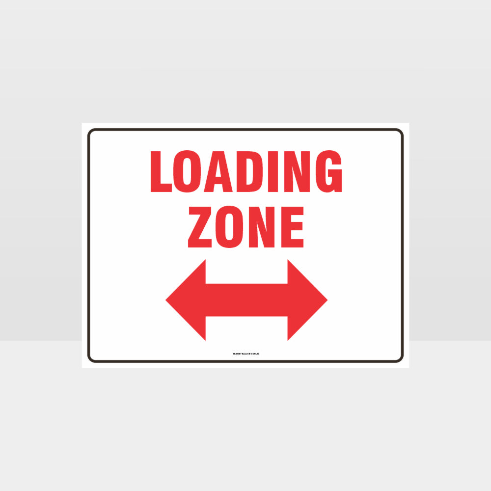Custom Signs Personalized,Loading Zone Left And Right Arrow Sign
