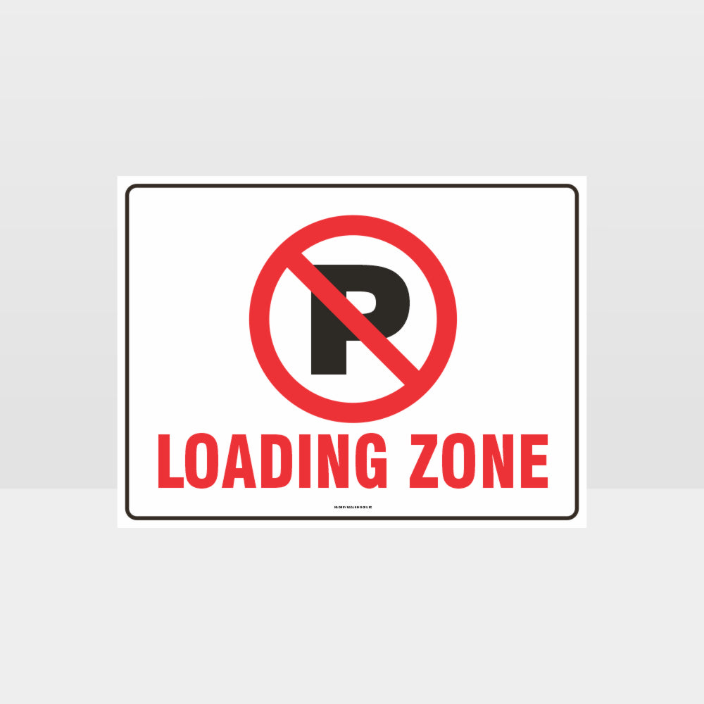 Custom Signs Personalized,Loading Zone No Parking Symbol Sign