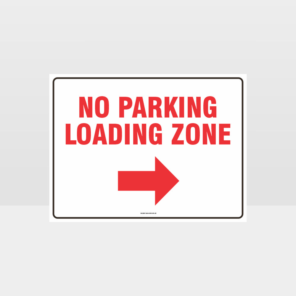 Custom Signs Personalized,Loading Zone No Parking Right Arrow Sign