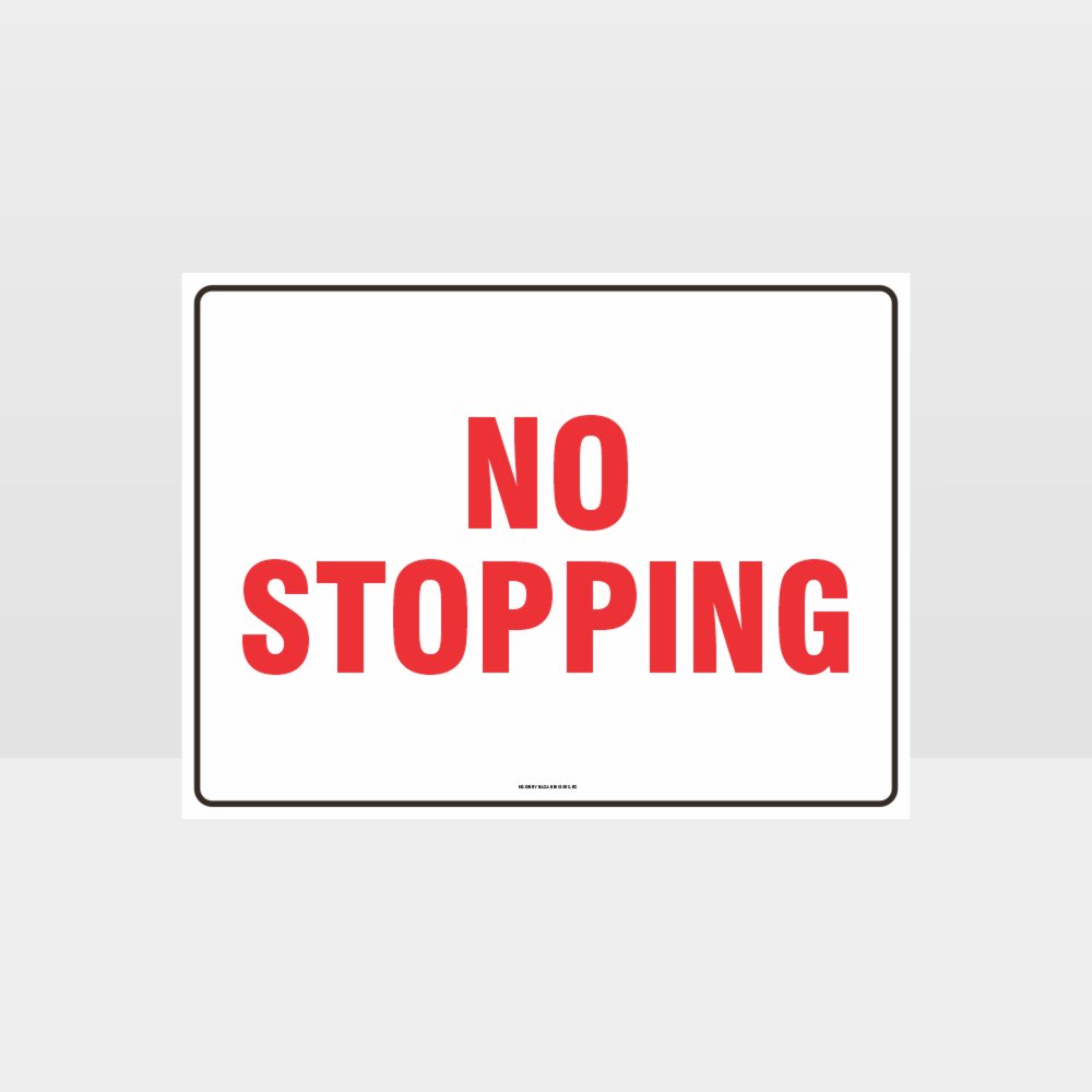 Custom Signs Outdoor Metal,No Stopping Sign