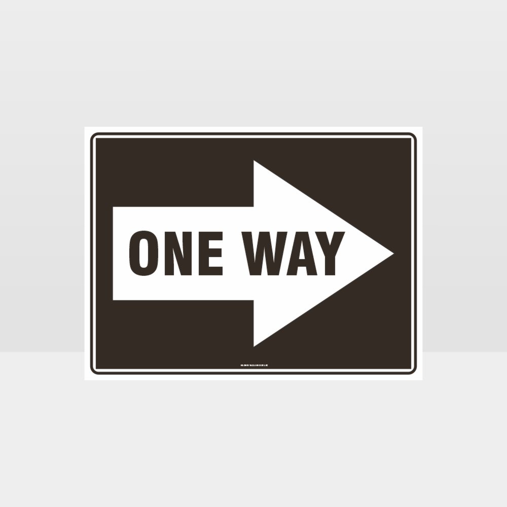 Custom Gate Signs,One Way Right Arrow 01 Sign