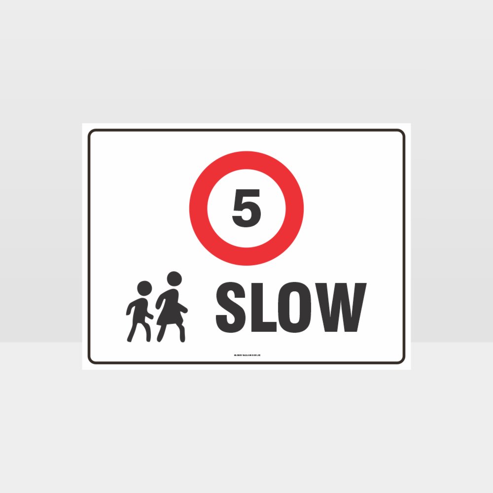 Custom Signs Personalized,Slow 5Kph L Sign