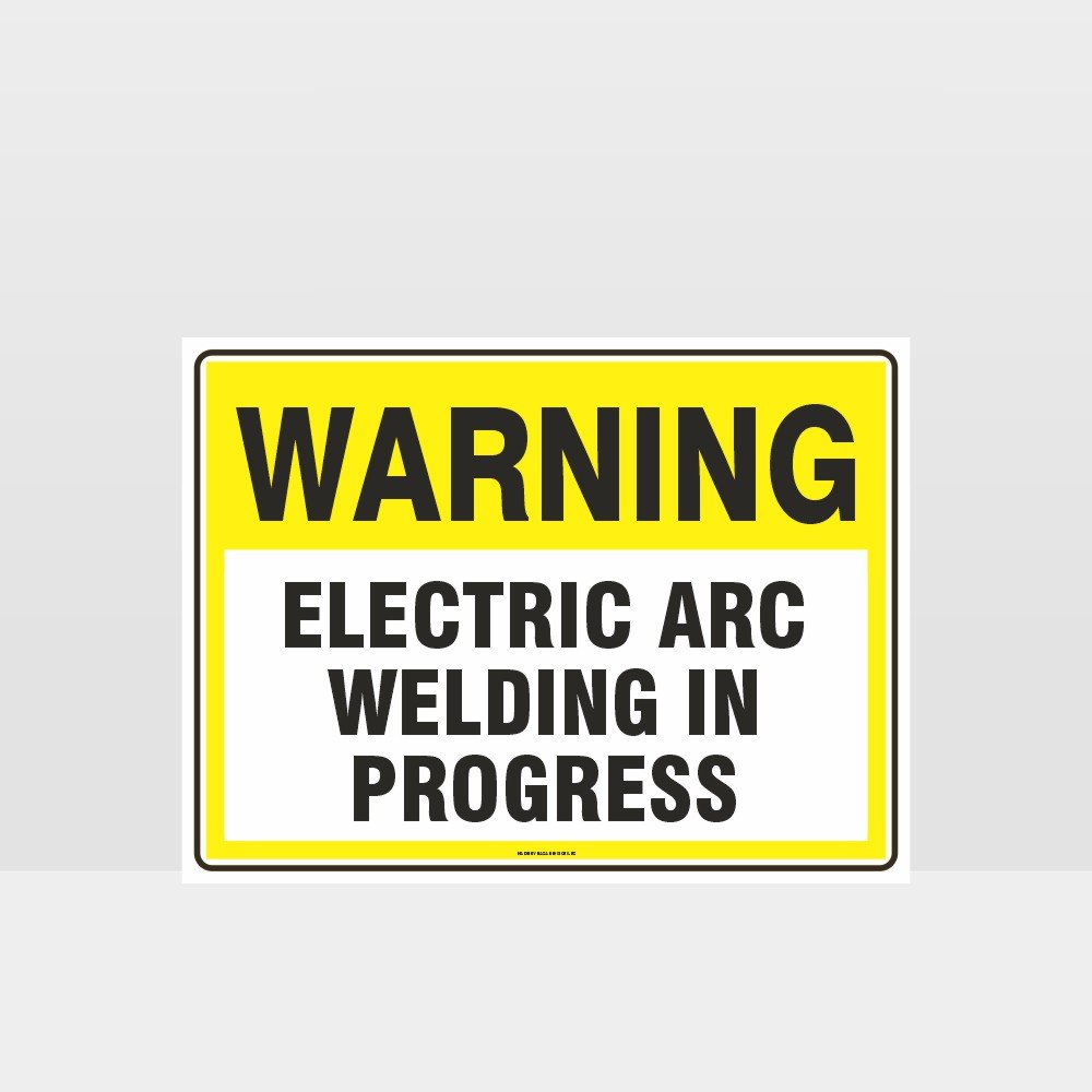 Custom Signs Personalized,Warning Electric Arc Welding In Progress Sign
