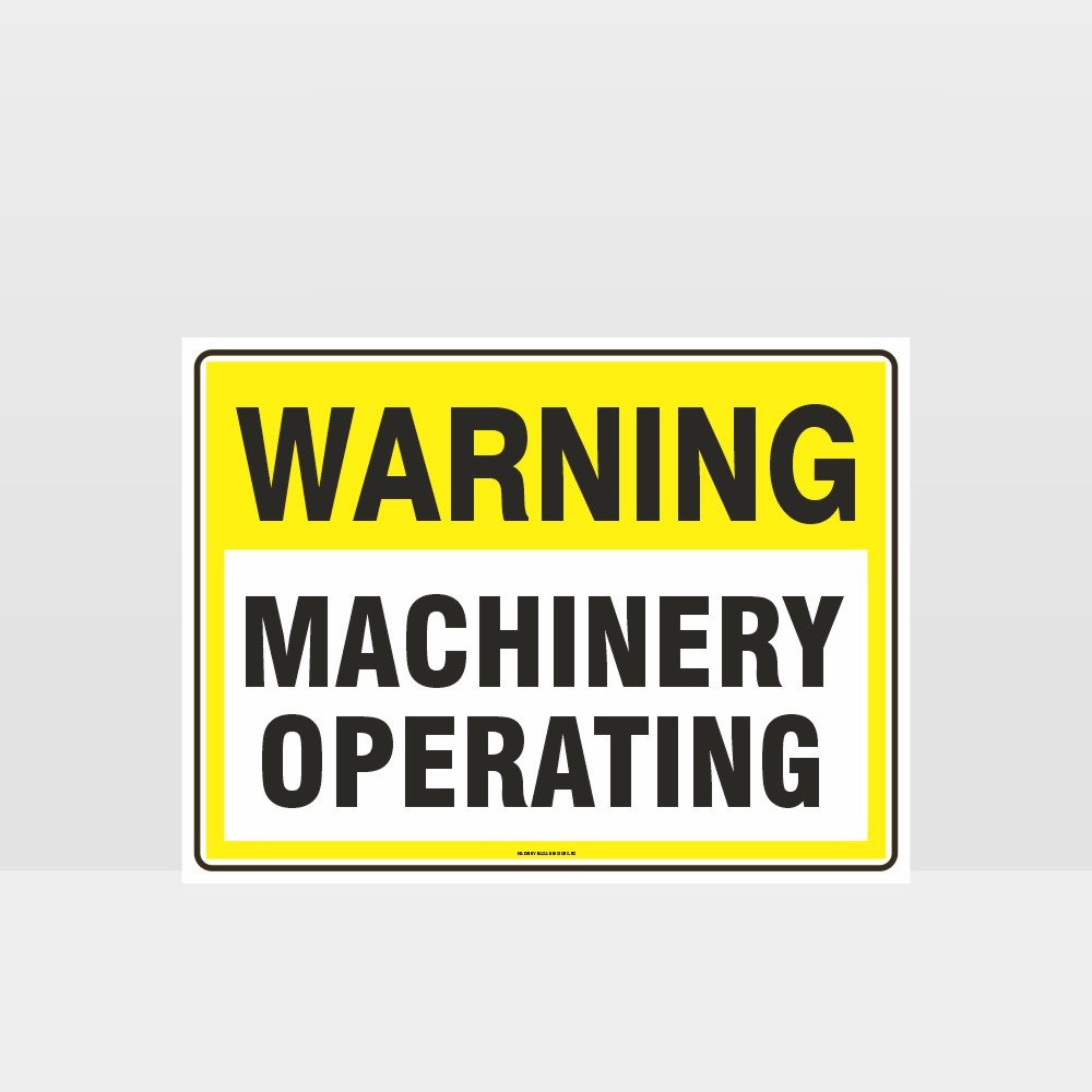 Customized Hazard Signs,Warning Machinery Operating Sign