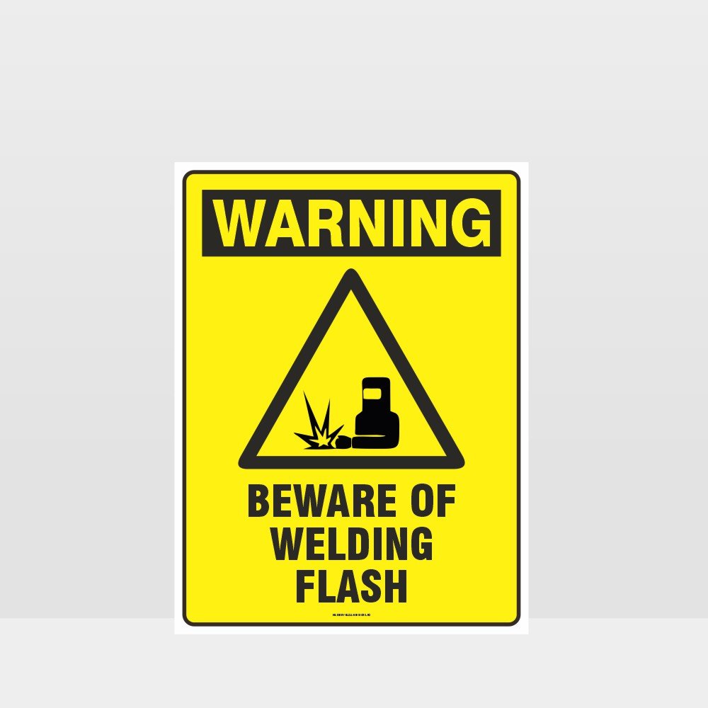 Custom Signs Personalized,Warning Beware Of Welding Flash Sign
