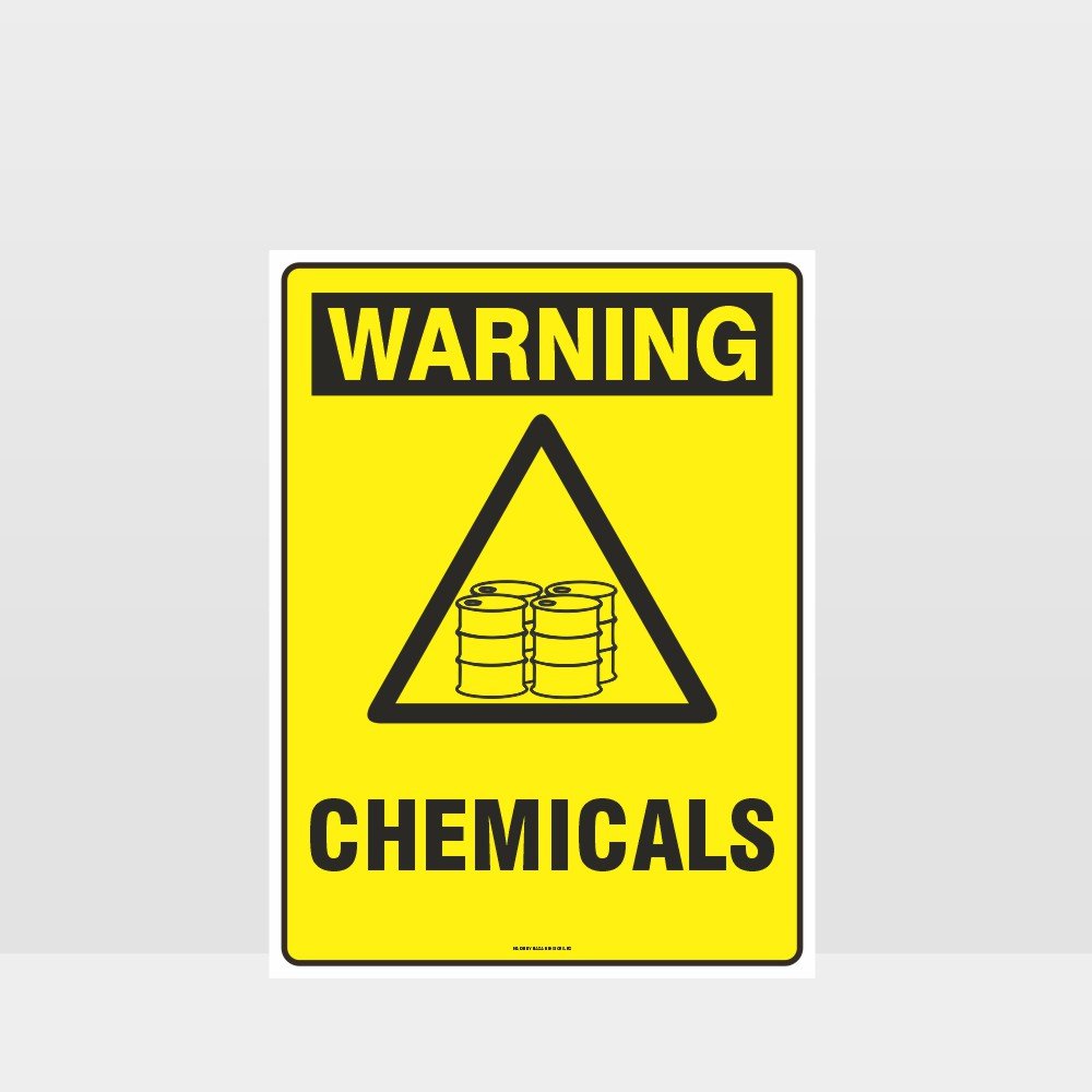 Custom Signs Personalized,Warning Chemicals Sign