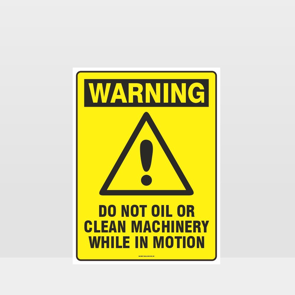 Custom Metal Sign,Warning Do Not Oil Sign