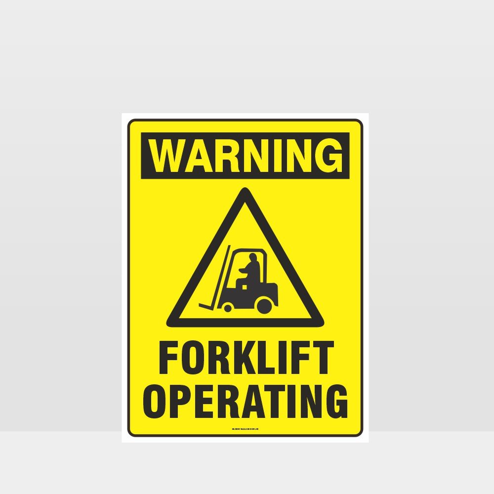 Custom Signs Outdoor Metal,Warning Forklifts Operating Sign