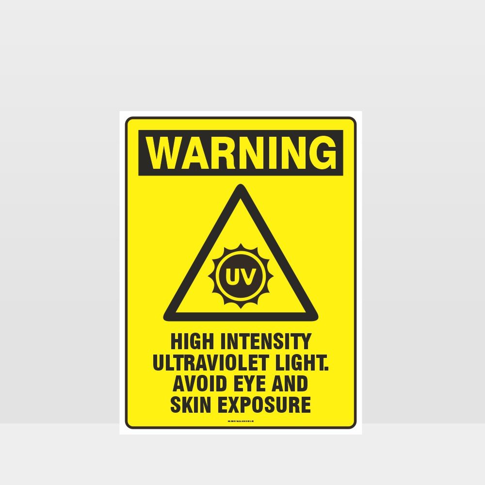 Custom Signs Personalized,Warning High Intensity Uv Light Sign