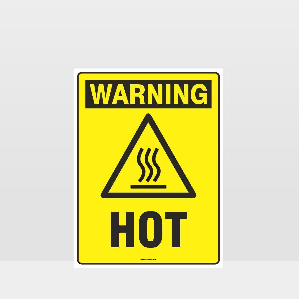 Custom Signs Outdoor Metal,Warning Hot Sign