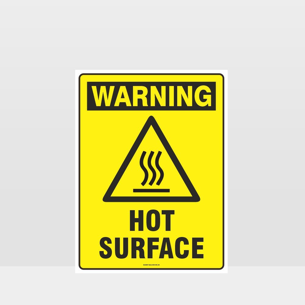 Customized Safety Signs,Warning Hot Surface Sign