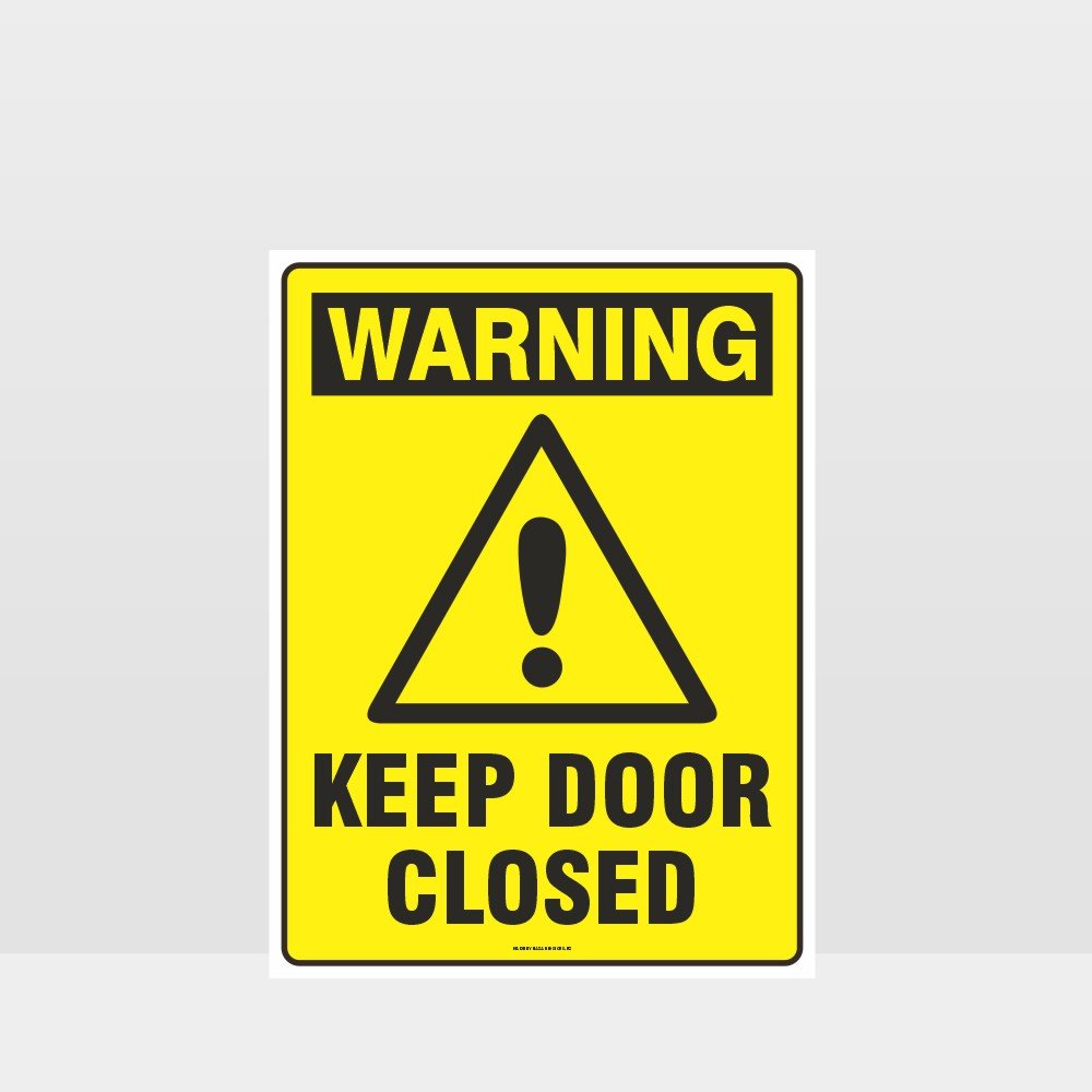 Custom Metal Sign,Warning Keep Closed Sign